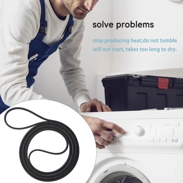 GTD33EASK0WW GTD42EASJ2WW Replacement Dryer Belt for GE GTD42GASJ2WW - Image 4