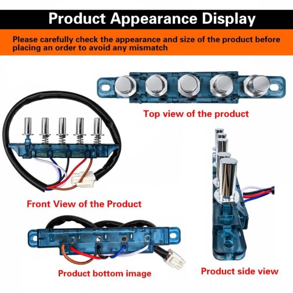 ruehalf Range Hood 5 Button Switch Button Accessories - Image 5