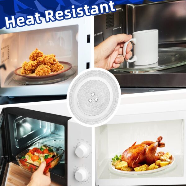 9.6 Inch Microwave Glass Plate - Durable Replacement Microwave Glass Plate for Small & Retro Microwaves (0.7 Cu Ft, 700W), Good Price Quick Fix - Image 4