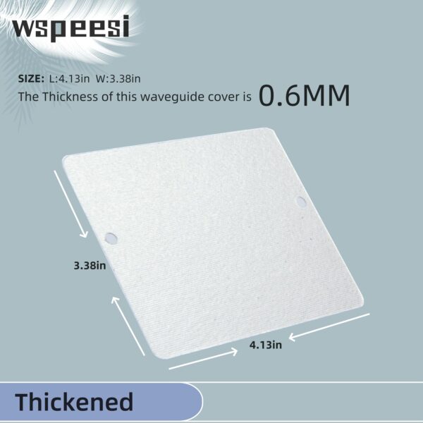 WB34X21271 Microwave Waveguide Cover Replacement （Thickened） is Compatible with GE microwaves, Replacing AP5791399 3026729 and PS8754952, and Comes with Two Locking Buttons (WB03X27704) - Image 2