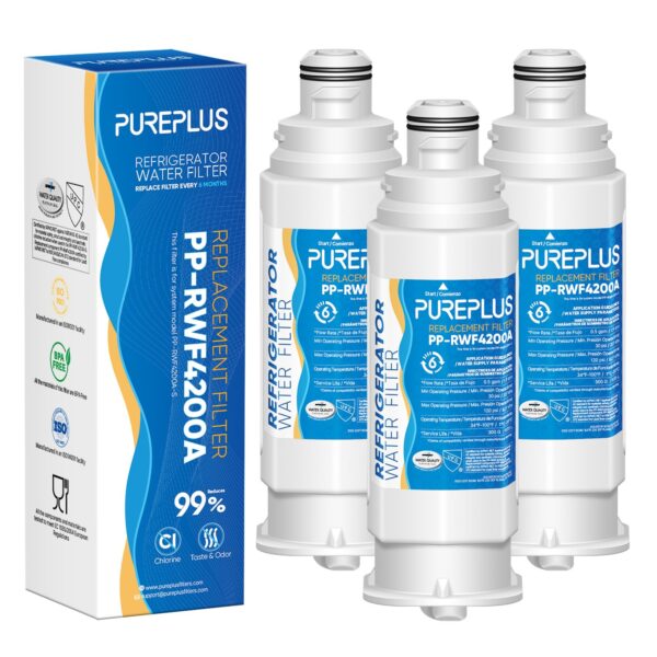 PUREPLUS RWF4200A Water Filter Replacement for Samsung DA97-17376B, 3 Pack - Image 5