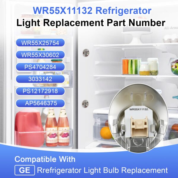 WR55X11132 WR55X25754 for GE Refrigerator LED Light Assembly Replacement - Image 4