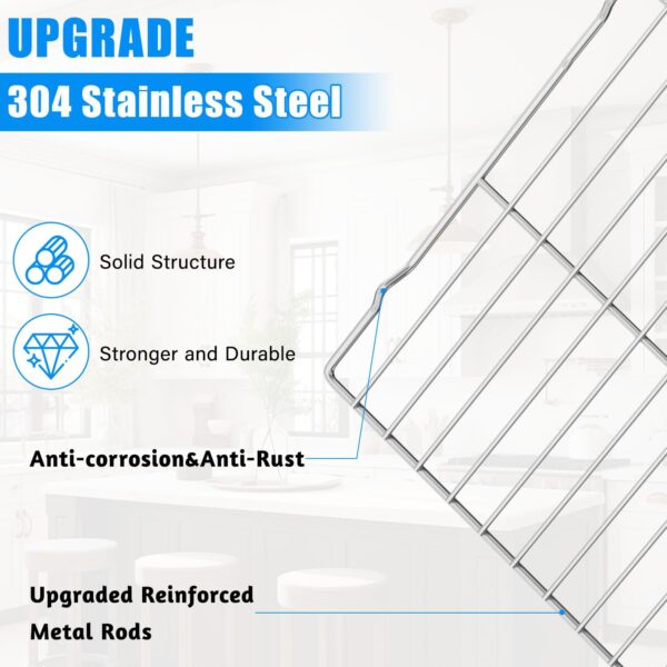 UPGRADE WB48T10063 Stove Oven Rack for GE Oven Rack Replacement 24 x 17 IN - Image 5