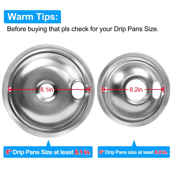 S-Union 4Pack MP22YA Electric Stove Burner Element For Whirlpool Stove Coil - Image 6