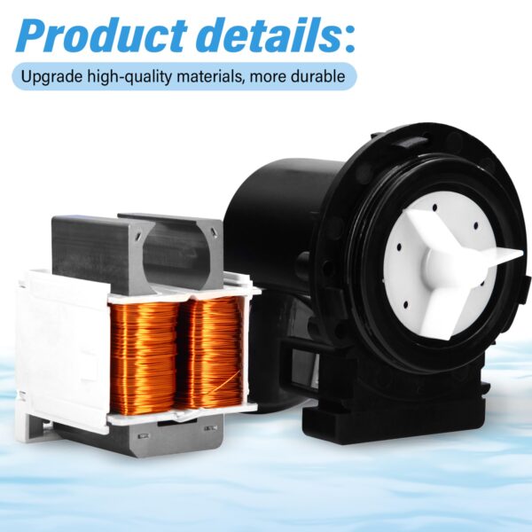 4681EA2001T Washer Drain Pump Motor Compatible with LG and Kenmore Washers - Image 4