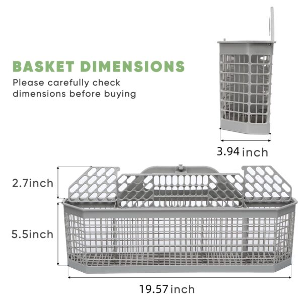 WD28X10128 Dishwasher Silverware Cutlery Basket,Universal Utensil Basket - Image 5