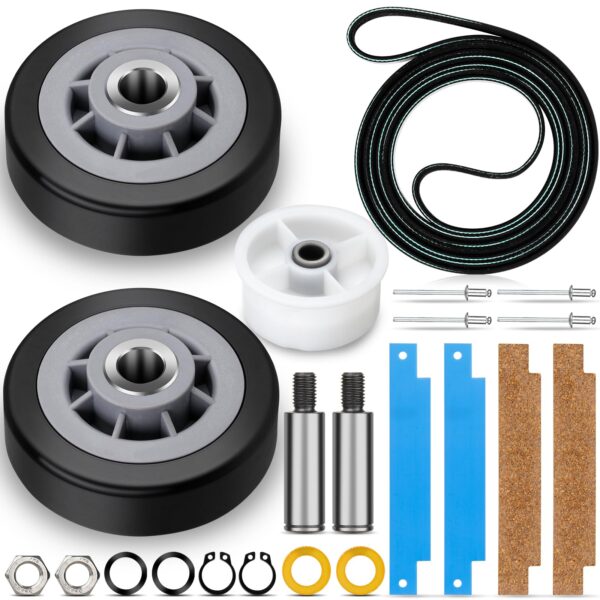 Valchoose Upgraded Maytag Dryer Drum Roller Kit, Replacement Components - Image 2