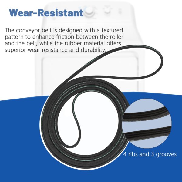 CERCGVEL Dryer Belt Compatible with GE Dryer - Image 3