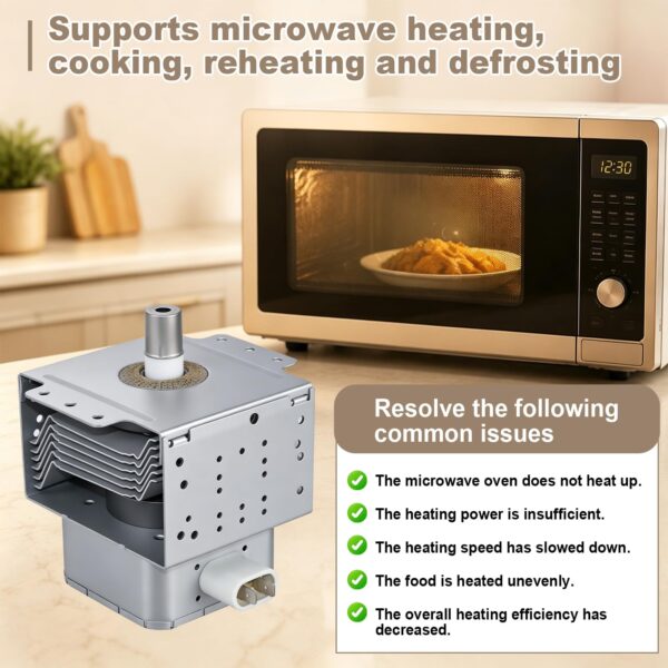 2M319J Magnetron Compatible with Midea GE Frigidaire Microwave Oven - Image 4