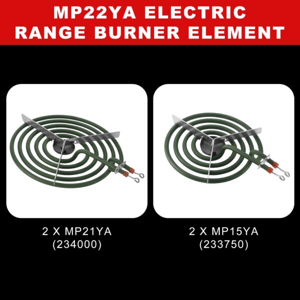 Stove Element Replacement for Amana Whirlpool Electric Range Burner - Image 3