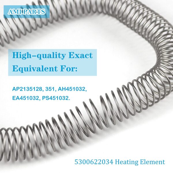 AMI PARTS 5300622034 Dryer Restring Heating Element Coil - Image 7