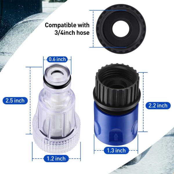 Ceoighe Garden Hose Adapter, Compatible with PW909103K, 6 Pack - Image 5