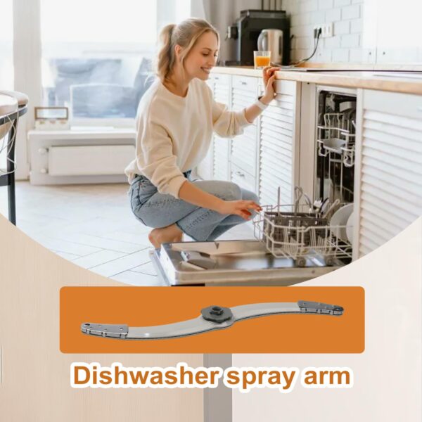 WD22X27724 WD22X33499 Dishwasher Spray Arm Dishwasher Lower Spray Arm Replacement for GE Dishwasher GDP665SYN3FS XDT500PSP5SS DDT575SGF4BB DDT575SGF8BB - Image 5
