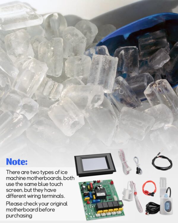 Blue Touch Screen ice Makers Control Board Fit for Vevor Ice Machines - Image 8