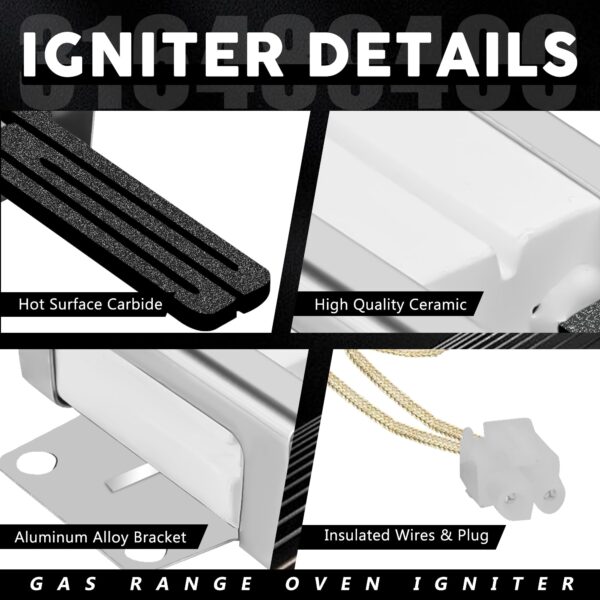 316489403 5304534663 Oven Bake Igniter for Kenmore Frigidaire Gas Range - Image 8