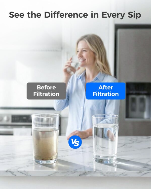 Waterdrop XWFE® Water Filter, Replacement for GE® XWFE®, Built-in Chip - Image 8