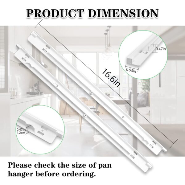 240530601 (Left) & 240530701 (Right) Refrigerator Pan Hangers Replacement - Image 3