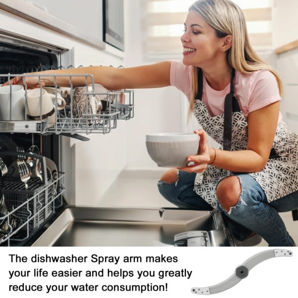 Update WD22X27724 Dishwasher Lower Spray Arm Replacement Compatible with GE Dishwasher GDF510PSJ2SS GDF540HGD2BB GDT580SSF2SS GDP665SYN3FS XDT500PSP5SS CDT800P2N2S1 DDT575SGF4BB DDT575SGF8BB - Image 3