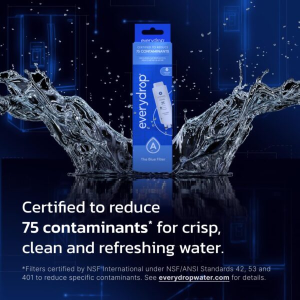 everydrop by Whirlpool Ice & Water Refrigerator Filter A, Blue, EDRARXD1 - Image 4