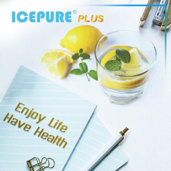 ICEPURE PLUS UKF8001 Replacement for Whirlpool Filter 4, EDR4RXD1, 3 Pack - Image 5