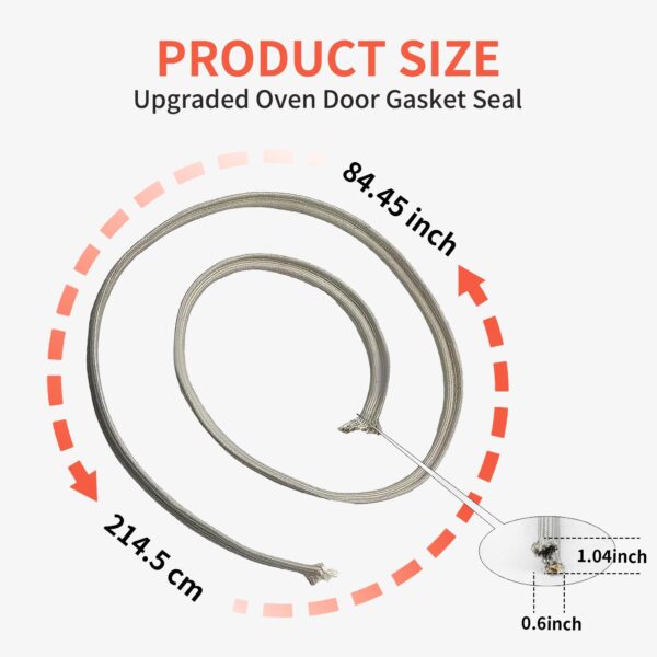 WB4K1 Cosamatcozon Upgraded Oven Door Gasket Seal - Image 5
