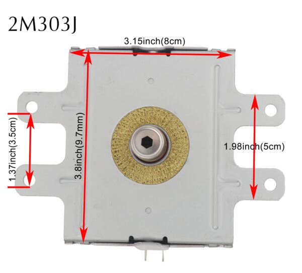 Original Genuine Product 1080w Magnetron 2M303J Air-Cooling Magnetron Frequency Conversion Microwave 5304521745 2M303J MA04W09000G