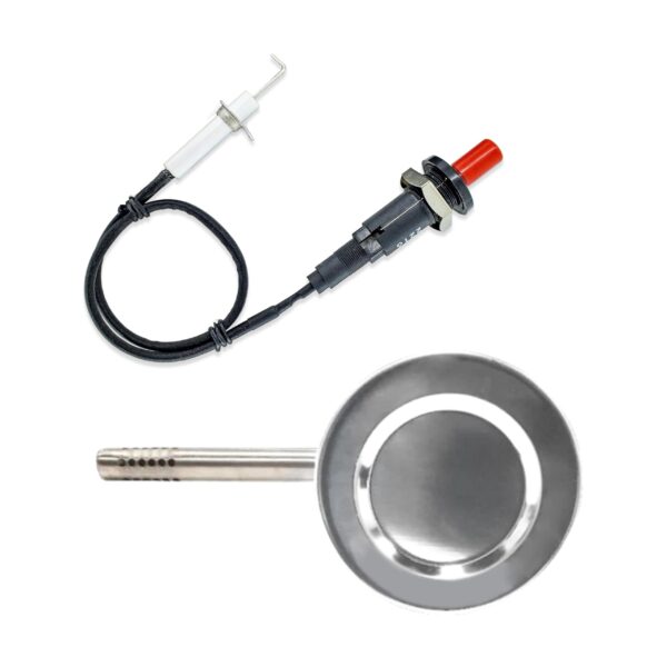 Gas Burner with Screw Replacement for Masterbuilt MB20051311 30-inch Propane Smoker - Image 2