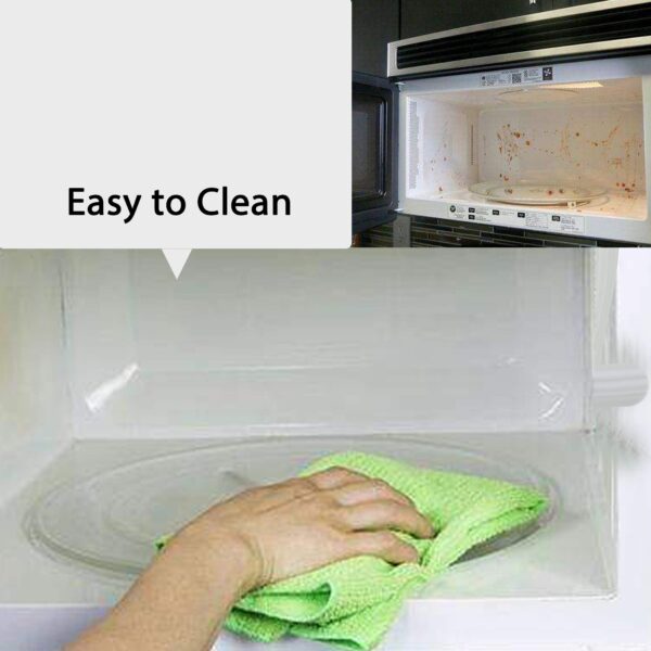 10.5'' Microwave Glass Tray Compatible with Hamilton Beach - The Exact Replacement Part of 252100500497/HB-P90D23/HB-P90D23A/HBP90D23 - Dishwasher Safe - Image 4