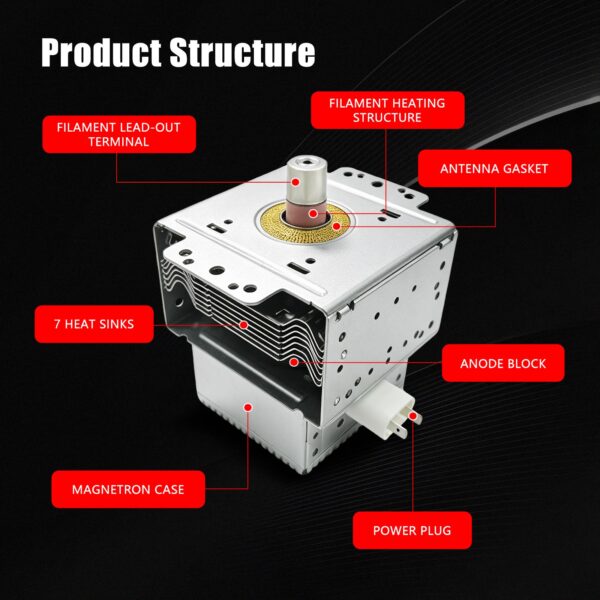 FrigeSwift 2M246 01TAG Microwave Magnetron for LG 6324W1A001L AP4457332 - Image 5
