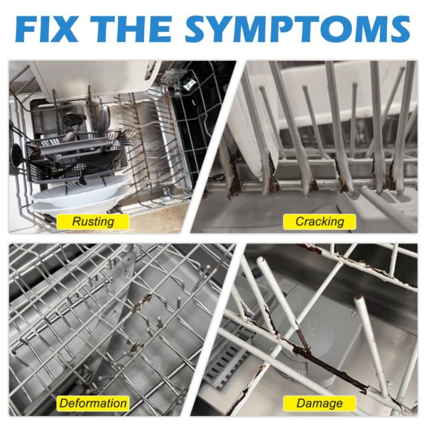 808602302 Dishwasher Lower Rack for Frigidaire Dishwasher Rack Replacement - Image 5
