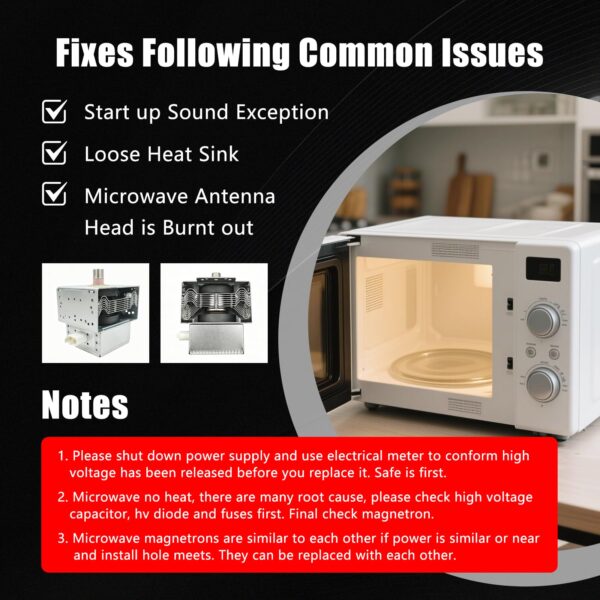 FrigeSwift 2M246 01TAG Microwave Magnetron for LG 6324W1A001L AP4457332 - Image 4