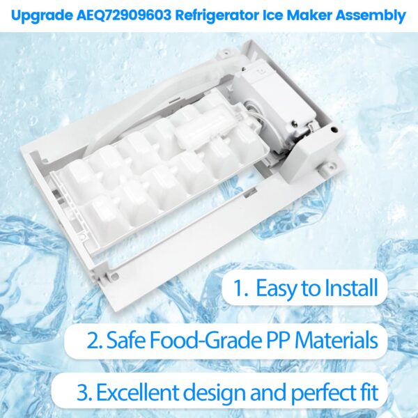 Upgraded AEQ72909603 AEQ72909602 Ice Maker Assembly for LG Refrigerator - Image 7