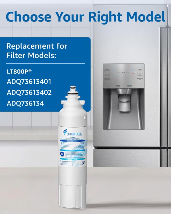 Filterlogic ADQ73613401 Water Filter, Replacement for LG® LT800P® 3 Pack - Image 8