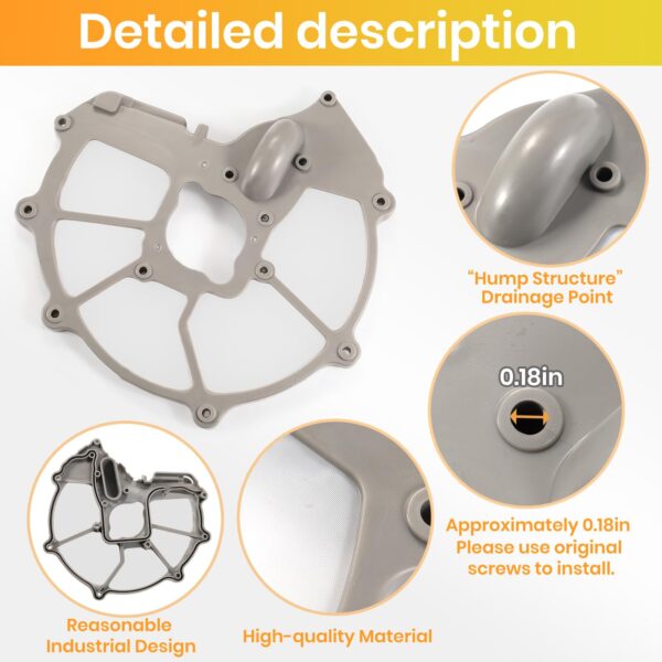 Upgrade DD81-01635A For Samsung Dishwasher Mesh Filter Sump Filter (Hump Version) - Compatible With Samsung Dishwasher Parts (Match DD81-01634B Sump-Cover) - Image 7