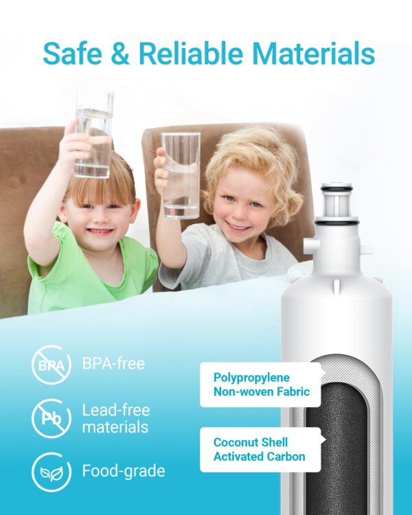 AQUA CREST AQF-FF19C Water Filter Replacement for GE® RPWFE®, 3 Pack - Image 2