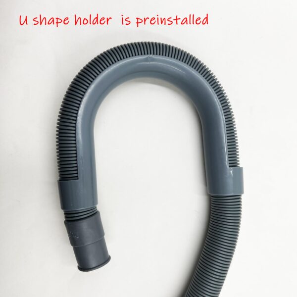 HLMOptimo 6 Feet Universal Dishwasher Drain Hose Extension Kits Corrugated Washer Hose w/ 2 Clamps 1 adapter 1 U-Bend Holder - Image 7