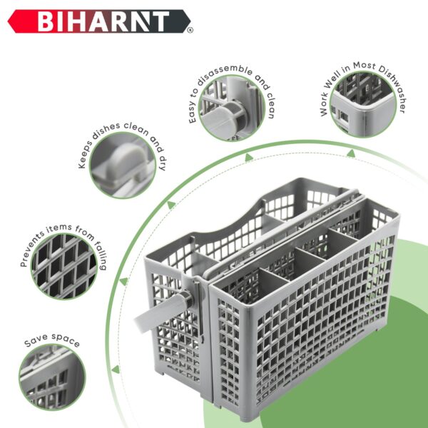 Universal Dishwasher Basket Replacement - 2 in 1 Utensil/Cutlery Basket - Image 5