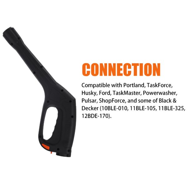 FIXFANS Pressure Washer Gun, 2000PSI Replacement Power Washer Spray Gun - Image 3