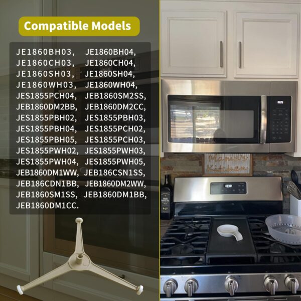 WB06X10584 Microwave Turntable Tray Support Compatible with GE Microwaves - Image 2