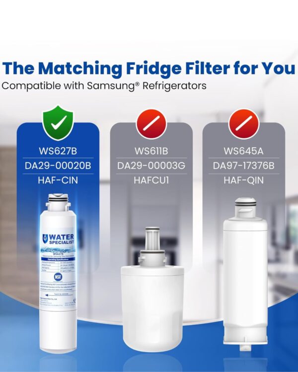 Waterspecialist Water Filter Replacement for Samsung® DA29-00020B, 3 Pack - Image 7