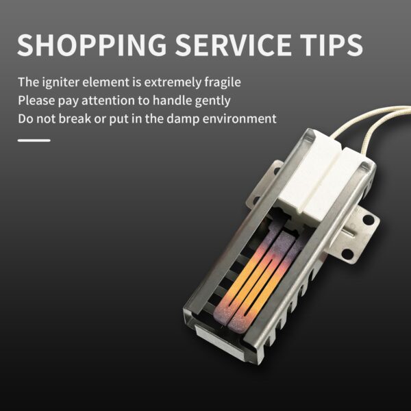GEIparts WB2X9998 Gas Range Oven Igniter Replacement Flat Ignitor Universal - Image 3