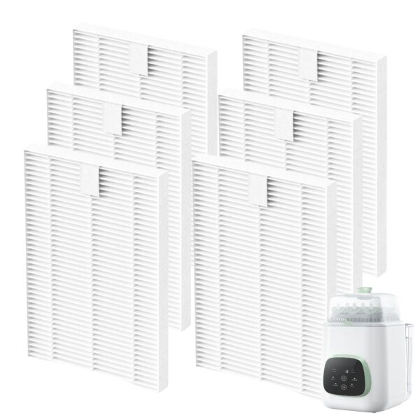 6 Pack Filter Replacement for Momcozy KleanPal Pro Baby Bottle Washer