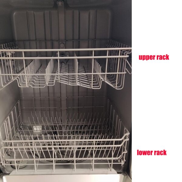 DD82-01385B A/S Middle Dishwasher Rack Replacement for Samsung DW80R2031US, DW80R2031UG, DW80N3030US, DW80N3030UB, DW80N3030UW, DW80M2020US Series– 21.6”x20.8” Upper/Center Dishrack Assembly - Image 2