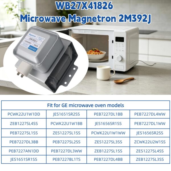 WB27X41826 Microwave Magnetron for GE Replacement Part WB27X11102 AP4502427