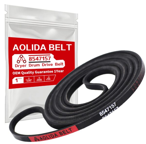 8547157 Dryer Drum Belt OEM Size 95.2 inches for Whirlpool & Kenmore Dryers - Replaces WP8547157 PS11746374 AP6013152 Fits Models (7MW, WED, WGD, YWE) - Image 3