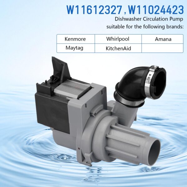 W11612327 W11024423 Dishwasher Circulation Pump - Image 7
