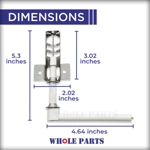 Whole Parts Upgraded Range Oven Igniter Part# W10324262 - Image 4