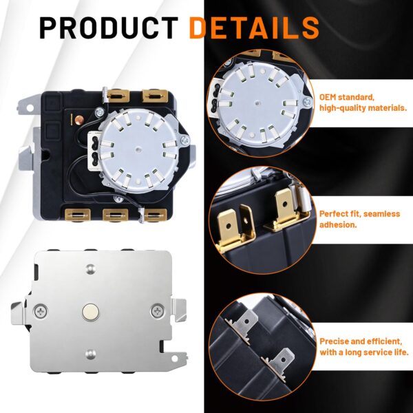 GTD33EASK0WW GTX22EASK0WW GTX33EASK0WW Fits for GE Dryer Timer Replacement - Image 2