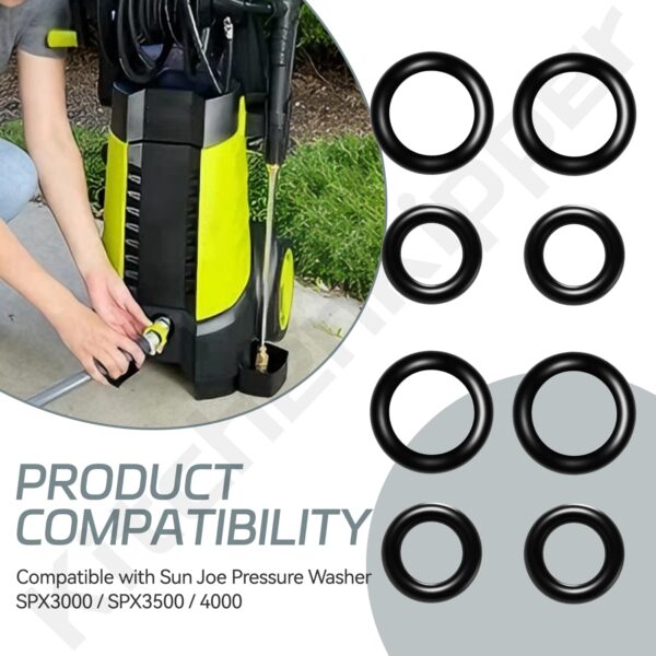SPX3000 Pressure Washer O-Rings Compatible with Sun Joe Pressure Washers - Image 3