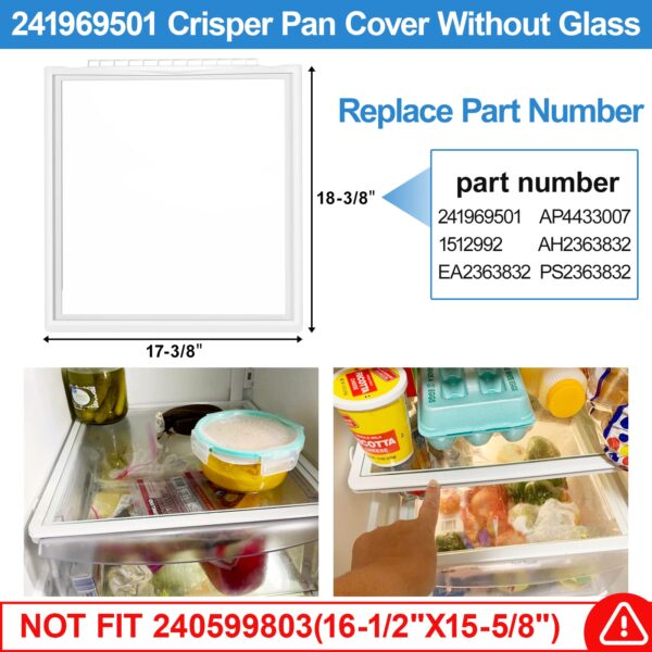 ALVAR 241969501 Shelf Frame for Frigidaire Shelf Replacement FGHS2631PF4A - Image 2